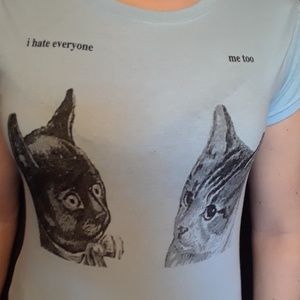 I Hate Everyone Introvert Tee, brand-new.